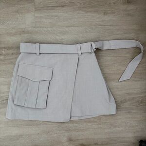 Abercrombie and Fitch Wrap Tan Mini Skirt